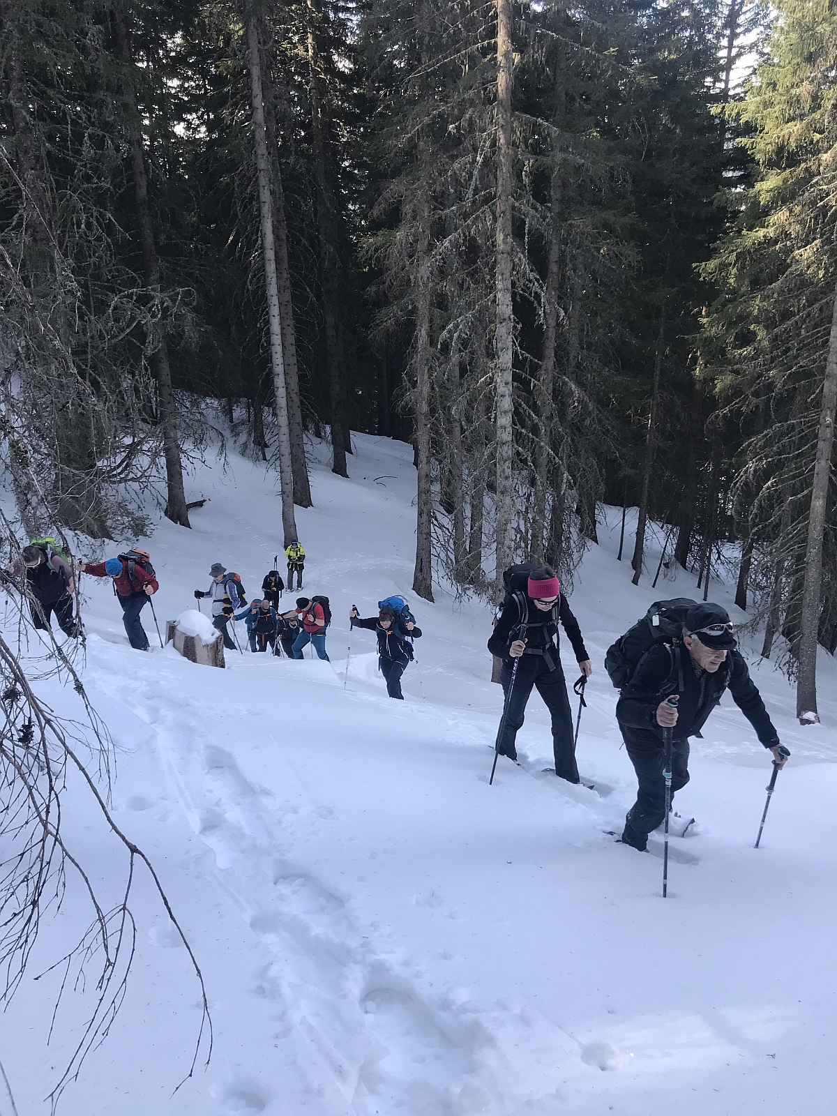 12_12. Mrz 22_SAC Schneeschuh Hasenegggrat (102)